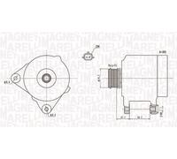 MAGNETI MARELLI Alternatore RENAULT 1,5 1,6 231008578R 23100-8578R 7701475896