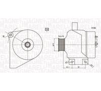 MAGNETI MARELLI Alternatore VOLVO 2,4 2,5 36050267 36050268 8602713 8602714