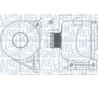 MAGNETI MARELLI Alternatore VOLVO 2,4 30658085 30667787 30667894 36012358
