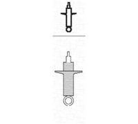 MAGNETI MARELLI Ammortizzatore Posteriore Per Ford Escort VII GAL AAL ABL ALL