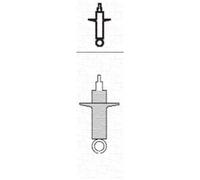 MAGNETI MARELLI Ammortizzatore Posteriore per VW Golf III 1H1 19E 1G1 1E7 Seat