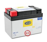 Magneti Marelli Batteria Litio MMLT1 con BMS e Sensore Protez/Temp,Misure: