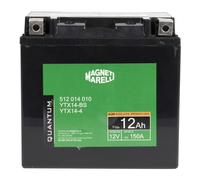 MAGNETI MARELLI BATTERIA MOTO E SCOOTER 12AH 12V 150A TECNOLOGIA AGM SIGILLAT...