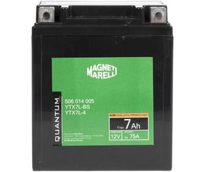 MAGNETI MARELLI BATTERIA MOTO SCOOTER 7AH 12V 75A AGM SIGILLATA POLO POSITIVO DX