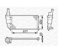 Magneti Marelli BM114 Radiatore motore
