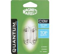Magneti Marelli C10W coppia di lampadine auto siluro 12V 10W attacco SV8,5