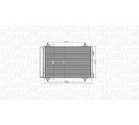 MAGNETI MARELLI Condensatore climatizzatore CITROËN PEUGEOT 1,6 2,0 6455CY
