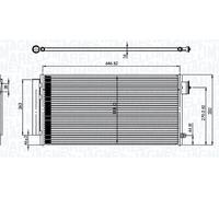 MAGNETI MARELLI Condensatore Climatizzatore Con Essicatore per Fiat Tipo Berlina