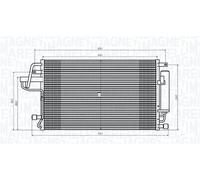 MAGNETI MARELLI Condensatore climatizzatore HYUNDAI KIA 2,0 2,7 97606-2E000