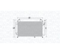 MAGNETI MARELLI Condensatore climatizzatore MAZDA 2,3 2,2 EGY1-61-48ZB