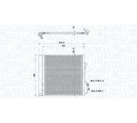 MAGNETI MARELLI Condensatore climatizzatore SMART 0,7 0,6 Q0013198V001