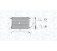 MAGNETI MARELLI Condensatore climatizzatore VW AUDI SKODA 2,0 1,5 5Q0816411AB