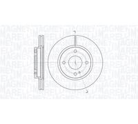 MAGNETI MARELLI disco freno 361302040108 ventilato diametro 258 spessore 23 mm 4 fori