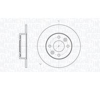 Magneti Marelli Disco Freno Renault Clio 1.1, Mbd0183