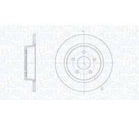 MAGNETI MARELLI Discofreno pieno diametro 280 mm spessore 11 mm 361302040371