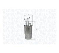 MAGNETI MARELLI Filtro Carburante Diesel Adatto Per Fiat Stilo Alfa Romeo 159