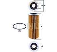 MAGNETI MARELLI Filtro olio a cartuccia diametro 64 mm 154065644620