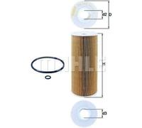 MAHLE OX 143D Filtro olio
