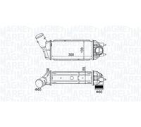 MAGNETI MARELLI Intercooler CITROËN PEUGEOT 1,6 2,0 0384G4 E256088