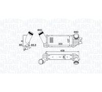 MAGNETI MARELLI Intercooler CITROËN PEUGEOT 2,0 0384F6 96366353 9636635380