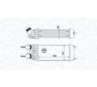 MAGNETI MARELLI Intercooler CITROËN PEUGEOT DS 1,6 1,2 0384N7 3637009 9803900780
