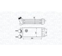 MAGNETI MARELLI Intercooler CITROËN PEUGEOT DS 1,6 1,2 0384N9 9800291280