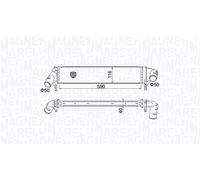 MAGNETI MARELLI Intercooler DACIA RENAULT 1,5 8200409045