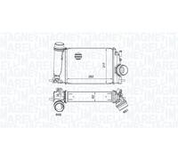 MAGNETI MARELLI Intercooler for RENAULT NISSAN 1,5 1,6 14461-4EA0A 14461-4EA0AA