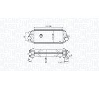 MAGNETI MARELLI Intercooler HYUNDAI KIA 1,7 1,6 28271-2A850