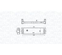 MAGNETI MARELLI Intercooler MERCEDES-BENZ VW 2,1 3,0 2E0145804A A9065010201