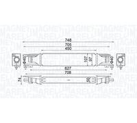 MAGNETI MARELLI Intercooler OPEL VAUXHALL 1,2 55702194 6302080
