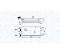 MAGNETI MARELLI Intercooler per Citroën Berlingo 1.6 HDI 90 Peugeot Partner