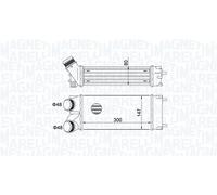 MAGNETI MARELLI Intercooler per Citroën Scatola Berlingo B9 LC _