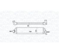 MAGNETI MARELLI Intercooler per OPEL RENAULT NISSAN 2,3 144960015R 1697246080