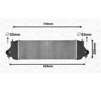 MAGNETI MARELLI Intercooler Per Suzuki Grand Vitara II JT TE TD 1.9 DDIS