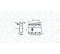 Radiatore intercooler 351319205310 MAGNETI MARELLI per TOYOTA AVENSIS VERSO