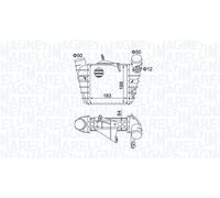 MAGNETI MARELLI Intercooler SKODA SEAT VW 1,4 1,9 6Q0145804A 6Q0145805A