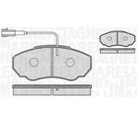 363916060186 MAGNETI MARELLI MARELLI PASTIGLIE FRENO CITROEN JUMPER. FIAT DUC