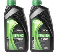 Magneti Marelli Lubirifcante auto minerale olio motore quantum 15W-40 1lt (Confezione da 2)