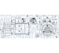 MAGNETI MARELLI Motorino d'avviamento per RENAULT TRUCKS NISSAN RENAULT 3,0