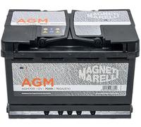 Magneti Marelli Parts & Services - Batteria Auto 70 Ah con Tecnologia Agm, Batteria Auto Start e Stop L03 069070760009 al Piombo Acido, Alte Prestazioni - 12V 100Ah 720A B13 con Maniglie, Ricambi Auto