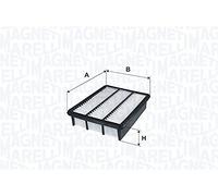 Magneti Marelli Parts & Services - Filtro Aria 71760743, Filtro Aria Motore Alta Filtrazione e Protezione, Compatibile con Chevrolet Matiz e Altri