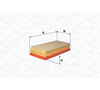 Magneti Marelli Parts & Services - Filtro Aria 71762458, Filtro Aria Motore Alta Filtrazione e Protezione, Compatibile con Dacia Duster e Altri