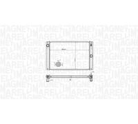 MAGNETI MARELLI Radiatore Acqua Compatibile Per Toyota Auris NRE15 ZZE15 ADE15