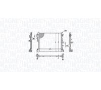 MAGNETI MARELLI Radiatore Acqua Per Alfa Romeo Stelvio 2.0 Q4 2.9 Giulia