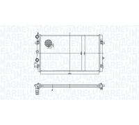 Radiatore, raffreddamento motore MAGNETI MARELLI 350213167900