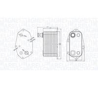 MAGNETI MARELLI Radiatore Olio Adatto A per BMW 5er Touring E39 530d 525d X5 E53