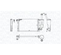 MAGNETI MARELLI Radiatore Raffreddamento Acqua Adatto per FIAT Panda 169