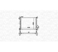 MAGNETI MARELLI Radiatore Raffreddamento motore FORD 1,4 1,6 1061185 1093713