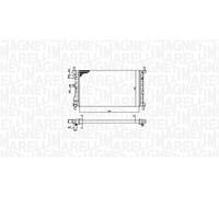 MAGNETI MARELLI Radiatore Raffreddamento motore FORD MAZDA 1,3 1,0 1001855